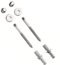 PARAFUSO P/ VASO SANITARIO B 10 CROMADO- PARCE