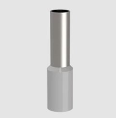 TERMINAL TUBULAR ILHOS ISOLADO 4MM CINZA - SOPRANO