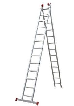 ESCADA ALUMINIO EXTENSIVA   2 X 13 3 EM 1 - BOTAFOGO
