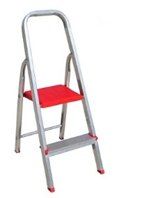 ESCADA DOMESTICA ALUMINIO 2 DEGRAUS - BOTAFOGO