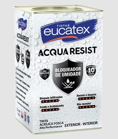 TINTA ACRILICA FOSCA ACQUA RESIST 18L BRANCO - EUCATEX