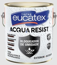 TINTA ACRILICA FOSCA ACQUA RESIST 3 6L BRANCO - EUCATEX