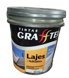 IMPERMEABILIZANTE P/ LAJES BRANCO 18KG- GRAFFTEX
