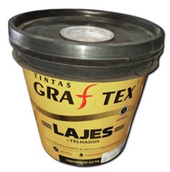 IMPERMEABILIZANTE P/ LAJES BRANCO 3 6KG- GRAFFTEX