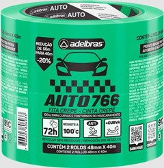 FITA CREPE 48MM X 40MT VERDE AUTOMOTIVA.766 - ADELBRAS