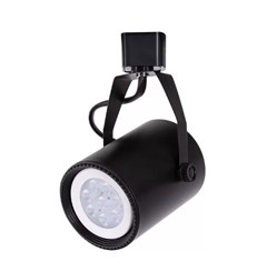 LUMINARIA P/TRILHO SPOT LILLE PAR20 PRETO- NORDECOR