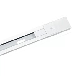 TRILHO SOB ELETRIFICADO C/1M S/CANALETA BRANCO - NORDECOR