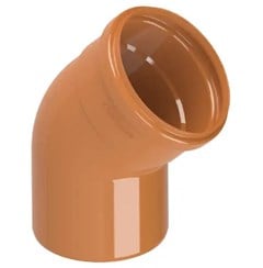 CURVA 45G ESGOTO 150MM CURTA COLETOR JE - ASPERBRAS