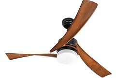 VENTILADOR DE  TETO AMARONE 3PAS BI-VOLT PRETO - VENTI-DELTA