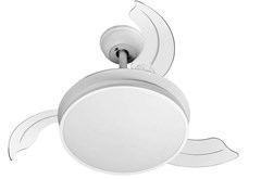 VENTILADOR DE  TETO RETRATIL 3PAS BI-VOLT BRANCO - VENTI-DELTA