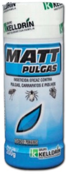 MATT PULGAS TALQUEIRA 200G - KELLDRIN