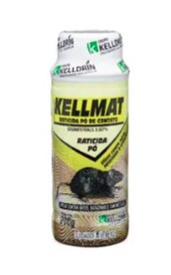 RATICIDA KELLMAT PÓ TALQUEIRA 200G- KELLDRIN