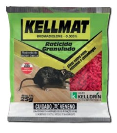 RATICIDA KELLMAT GRANULADO 25G- KELLDRIN