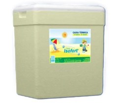 CAIXA ISOPOR TERMICA 17LTS C/ALCA - ISOFORT