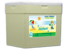 CAIXA ISOPOR TERMICA 45LTS C/ALCA - ISOFORT