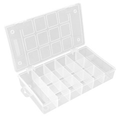 ORGANIZADOR PLÁSTICO TRANSPARENTE COM 14 DIVISORIAS TAMANHO P - TRAMONTINA