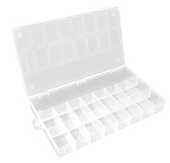 ORGANIZADOR PLÁSTICO TRANSPARENTE COM 17 DIVISORIAS TAMANHO M - TRAMONTINA