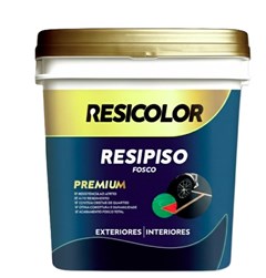 TINTA PISO FOSCO 16LT CINZA ESCURO - RESICOLOR