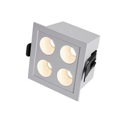 LUMINARIA EMBUTIR DOWNLIGHT 35º 8W 3000K  -NORDECOR