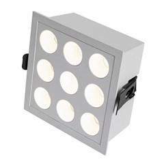 LUMINARIA EMBUTIR DOWNLIGHT 24º 18W 3000K  -NORDECOR