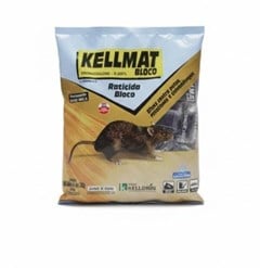 RATICIDA KELLMAT BLOCO 20G 50UND- KELLDRIN
