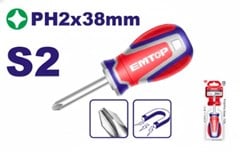 CHAVE FENDA PHILIPS TOCO 6.0X38MM PONTA MAGNETICA - EMTOP