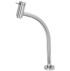 TORN METAL LAVATORIO MESA BICA ALTA CROMADA - CELITE