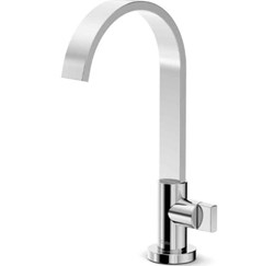 TORN METAL LAVATORIO MESA BICA ALTA FLOW CROMADA - CELITE