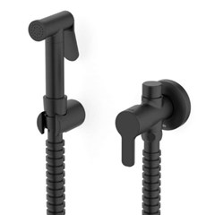 DUCHA HIGIENICA METAL DESIGN PRETO MATTE - CELITE