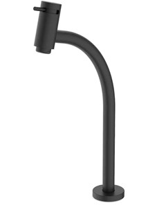 TORNEIRA METAL LAVATORIO MESA BICA ALTA BASIC PRETO MATTE - CELITE