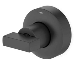 ACABAMENTO REGISTRO 1/2, 3/4 , 1 FLOW PRETO MATTE - CELITE