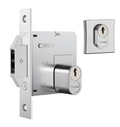 FECHADURA CLASSIC CROMADA 1006 C/ROSETA QUADRADA - STAM