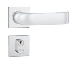 FECHADURA EXT 803/39 CROM C/ROSETA QUADRADA INOX- STAM