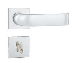 FECHADURA BANHEIRO 823/39 CROMADA C/ROSETA QUADRADA INOX- STAM