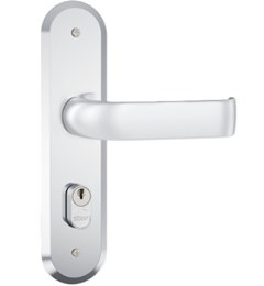 FECHADURA EXTERNA 1801/39 CROMADA ESPELHO INOX- STAM