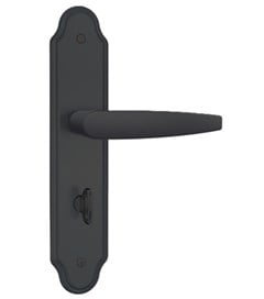 FECHADURA BANHEIRO 823/33 ESPELHO PRETO FOSCO- STAM