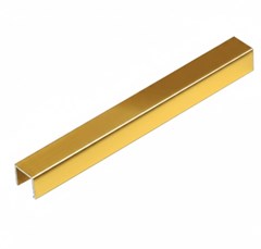 PERFIL EMBUTIR LUXOR GOLDEN 10MMX10MMX3M  - VISCARDI