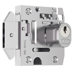 FECHADURA P/VIDRO CILINDRO OVAL 2002 CROMADO- STAM