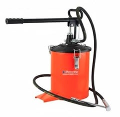 BOMBA MANUAL COM CARRINHO PARA GRAXA 15KG - BARAO