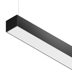 PERFIL PENDENTE SLED9018 K35 19W 1 51MTS 4000K PRETO  - MISTERLED