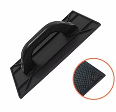 DESEMPENADEIRA PLAST 22X34 ESTRIADA PROFISSINAL PRETA - GERPLAST