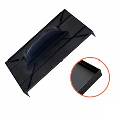 DESEMPENADEIRA PLAST 22X34 P/CHAPISCO PROFISSINAL PRETA - GERPLAST