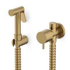 DUCHA HIGIENICA METAL BASIC GOLD MATTE - CELITE