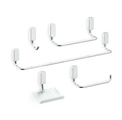 KIT ACESSORIOS P/BANHEIRO 5PCS CELITE ONE CROMADO - CELITE