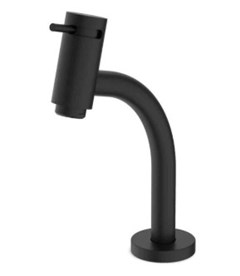 TORNEIRA METAL LAVATORIO MESA BICA BAIXA BASIC PRETO MATTE  - CELITE