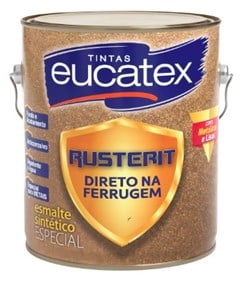 TINTA ESMALTE SINTETICO RUSTERIT DIRETO NA FERRUGEM  3L BRANCO - EUCATEX