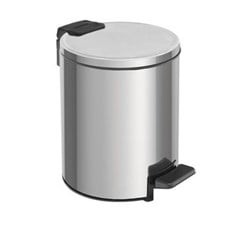 LIXEIRA ACO INOX REDONDA LOOP 3LT C/PEDAL  - TRAMONTINA