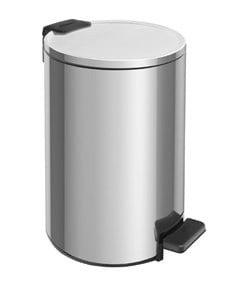 LIXEIRA ACO INOX REDONDA LOOP 12LT C/PEDAL  - TRAMONTINA