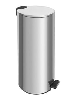 LIXEIRA ACO INOX REDONDA LOOP 30LT C/PEDAL  - TRAMONTINA