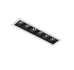 LUMINARIA EMBUTIR SPOT RETANGULAR LED PICCO 14W 4000K PRETO/BRANCO BIVOLT - INTERLIGHT